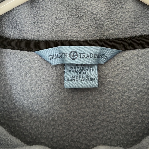 Duluth Trading Company Quarterzip Fleece Jacket Size Large - Picture 4 of 7
